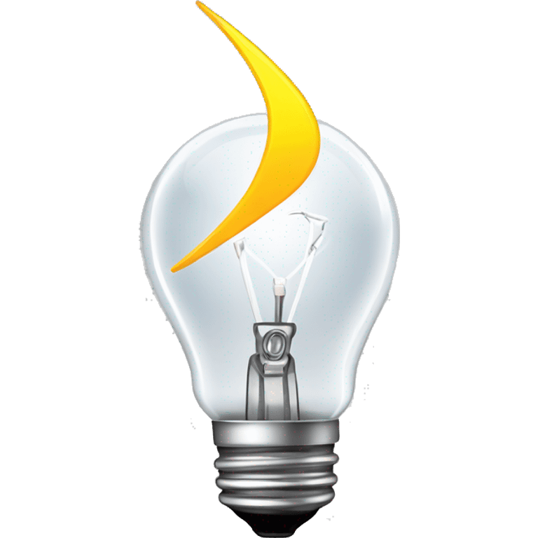 light bulb and lightning logo favicon for a 'go guess' word guessing game emoji