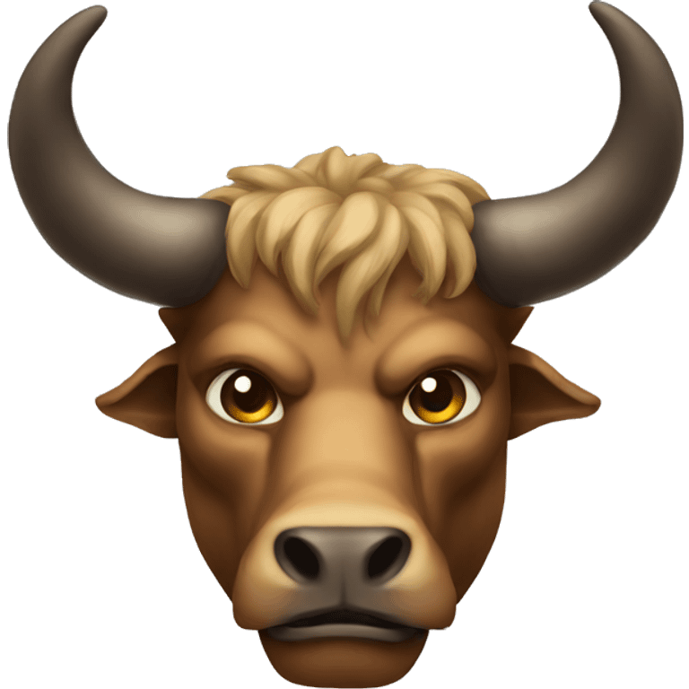 Minotaur head emoji