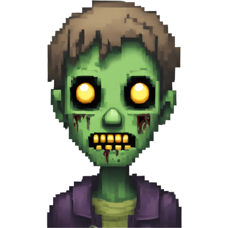 Undead Zombie pixel art 48 emoji