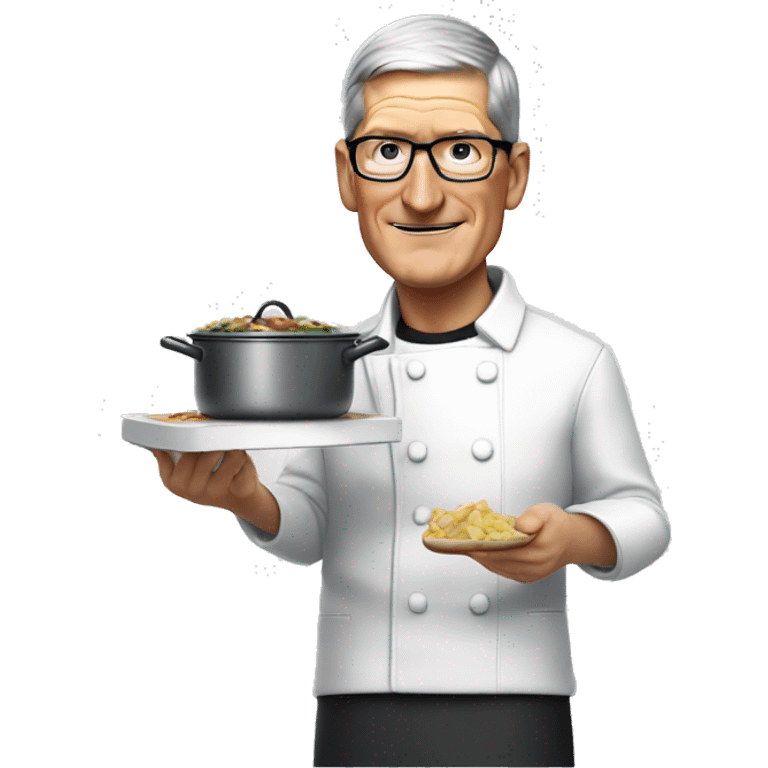 tim cook, coooking emoji