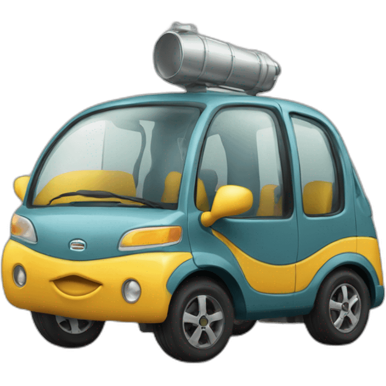 Cars en forme de bouteil emoji