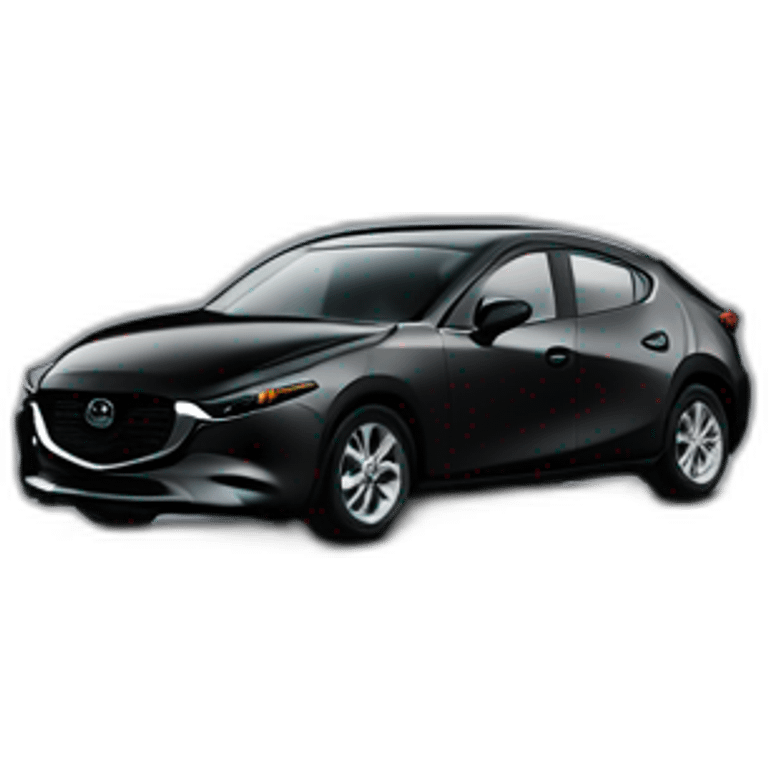 mazda 3 berline noir emoji