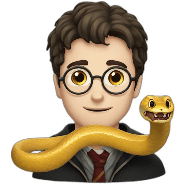 harry potter eat snake emoji