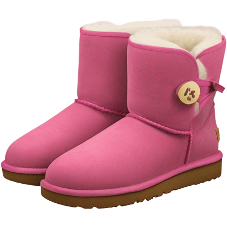 Pink Uggs emoji