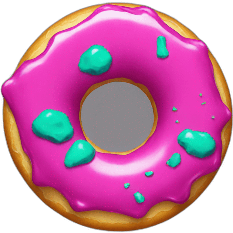 Radioactive-donut emoji