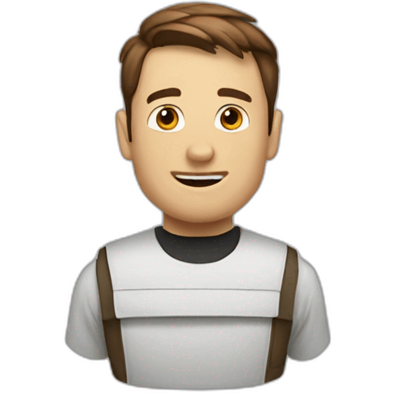 Elon with grok emoji