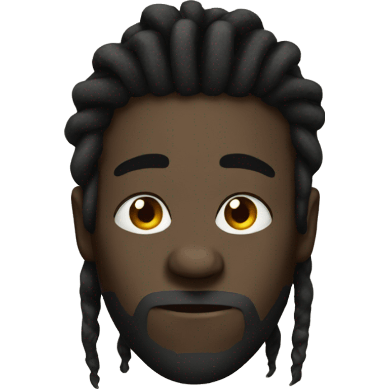 black dreadhead emoji