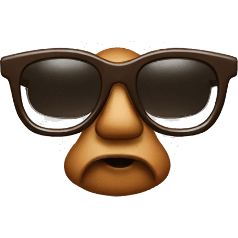 create a poop with cool glasses emoji