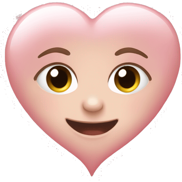 Baby pink heart emoji