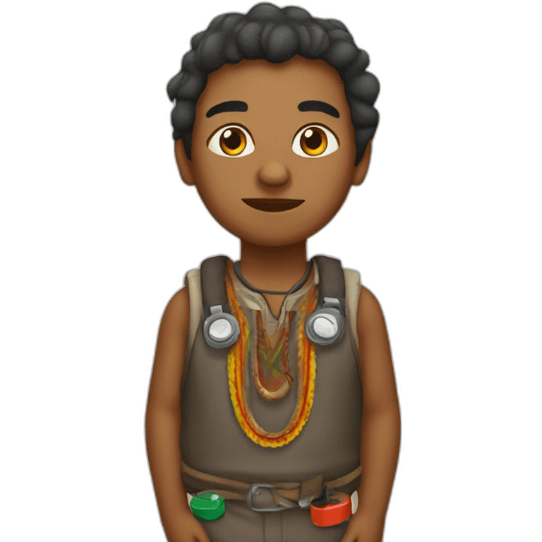 aboriginal with petrol emoji