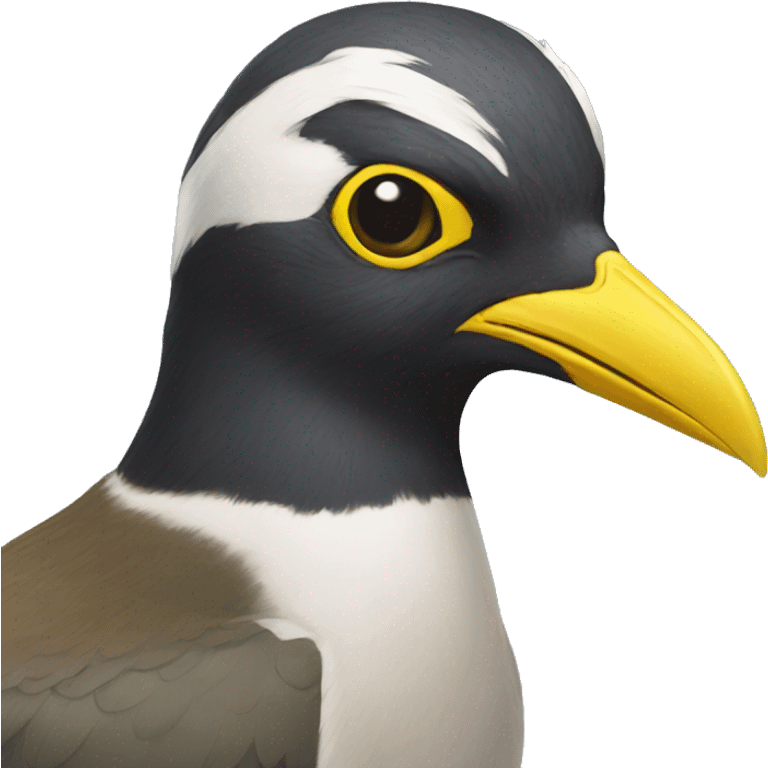 Masked lapwing emoji