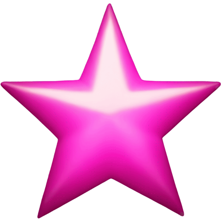 Pink star emoji