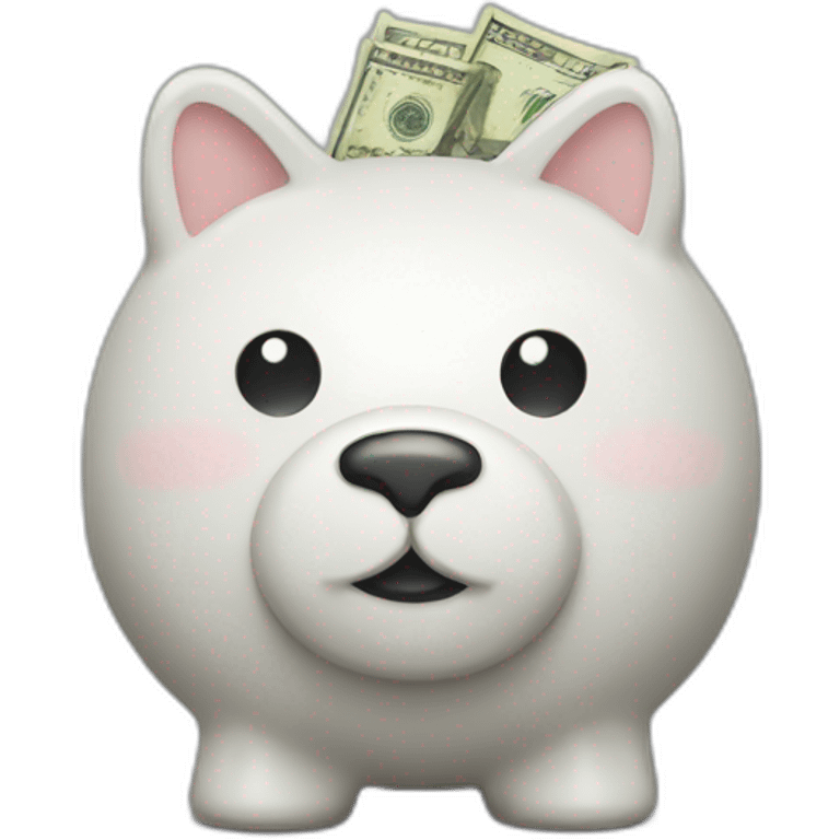 Money bank emoji