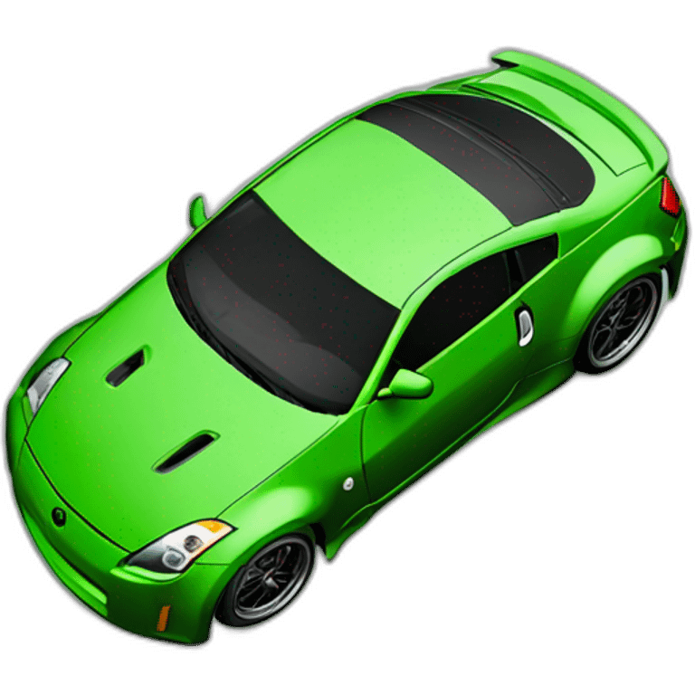 350z drift tuning green emoji