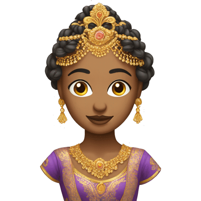 frontal classical dance dancer emoji