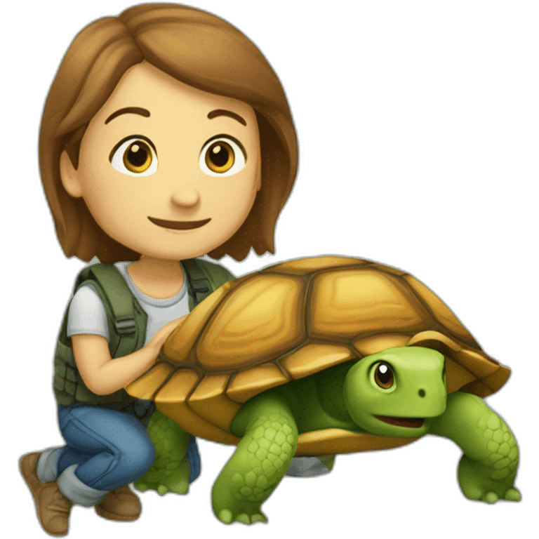 Cailloux sur tortue emoji