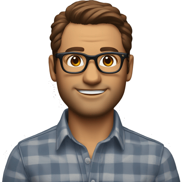 Memoji of Andrew Huberman	Intellectual, tortoiseshell glasses, crisp button-downs	Jacked, intellectual, wears shirts emoji