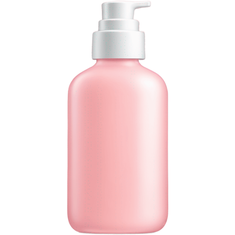 Oil bottle for skincare, pastel pink emoji