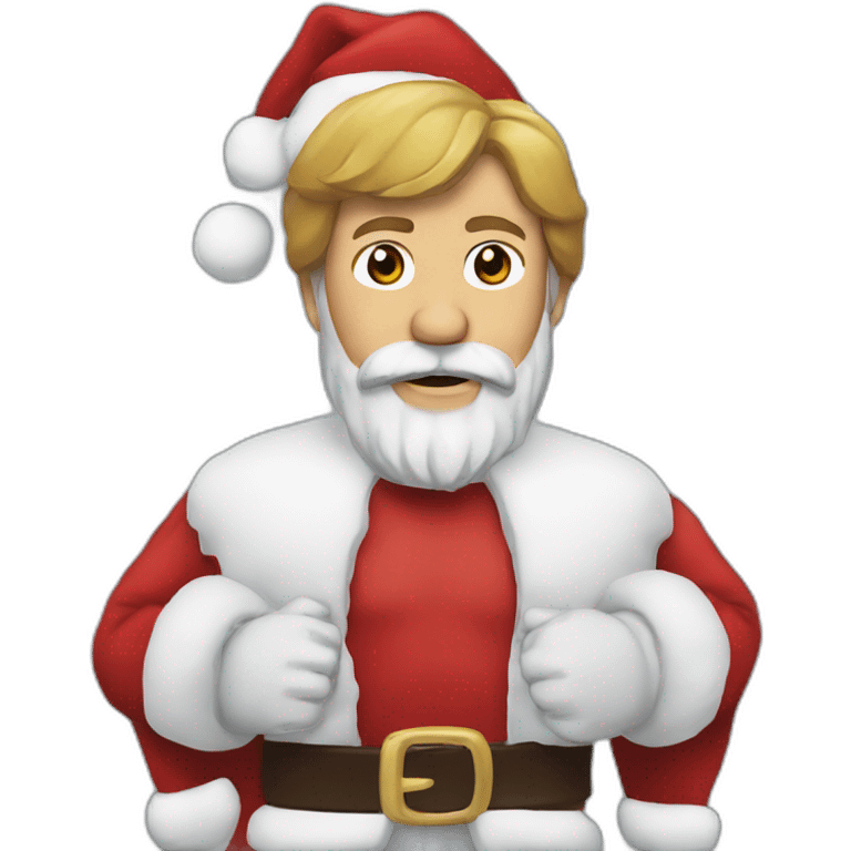 chuck norris is santa clause emoji