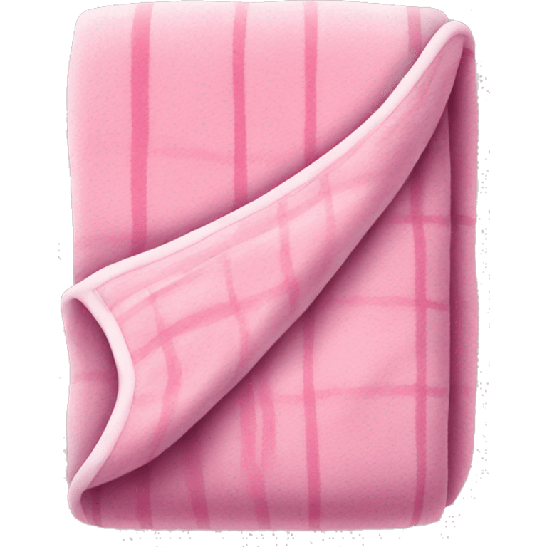 pink comfy blanket folded emoji