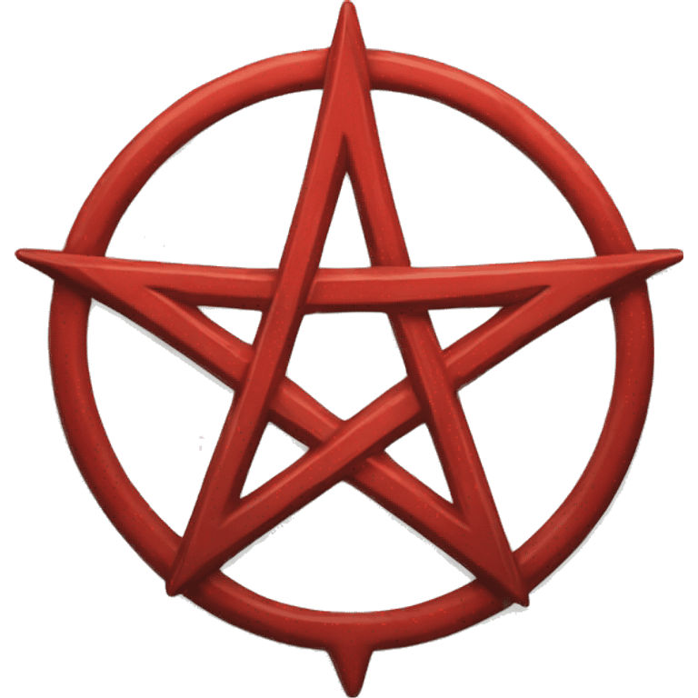 Red Pentagram emoji