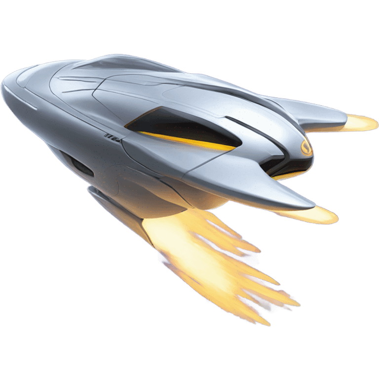 flying spaceship emoji