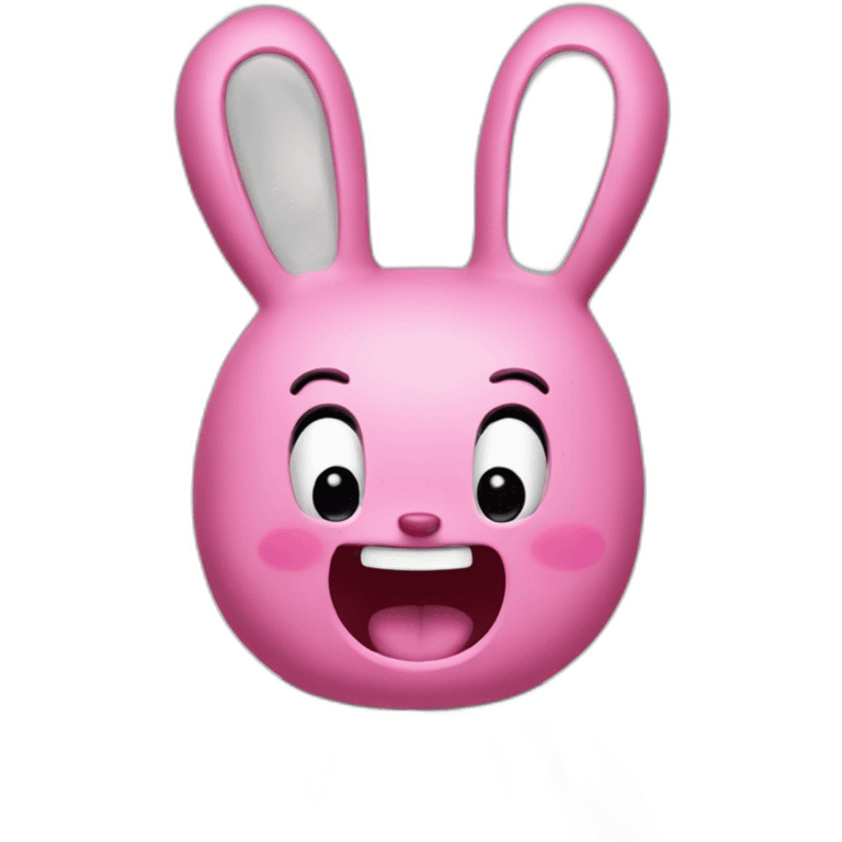 Pink Rabbid emoji