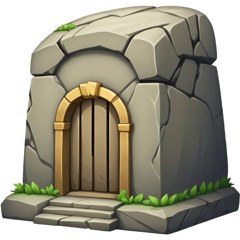 an empty tomb emoji