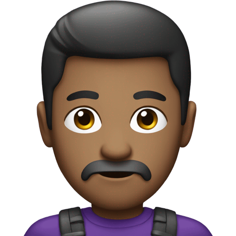 a robber in a purple shirt  emoji