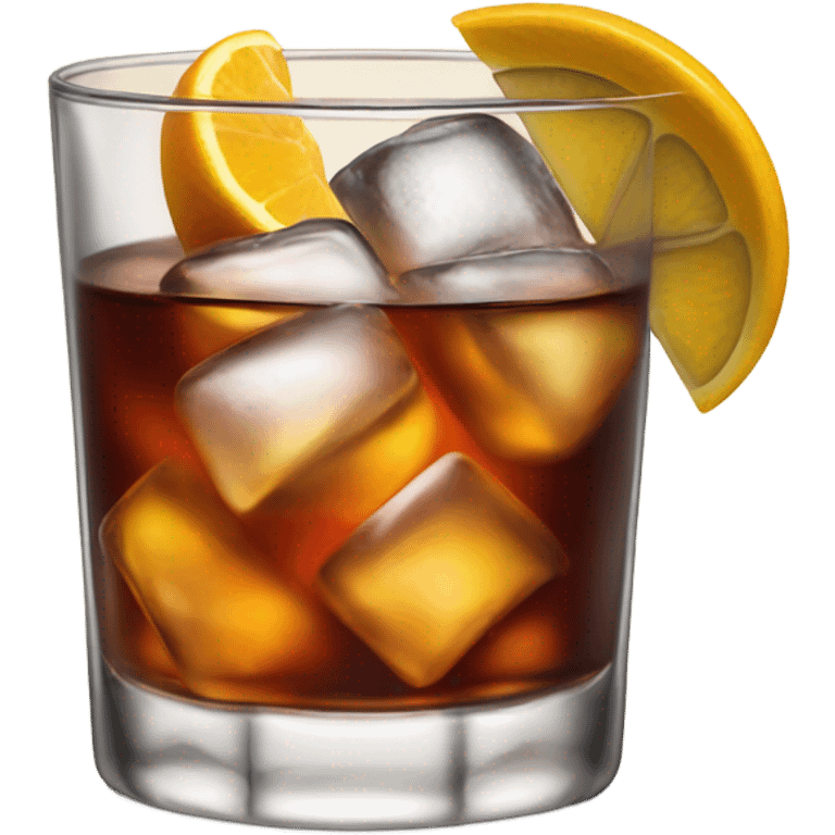 Old fashioned cocktail emoji