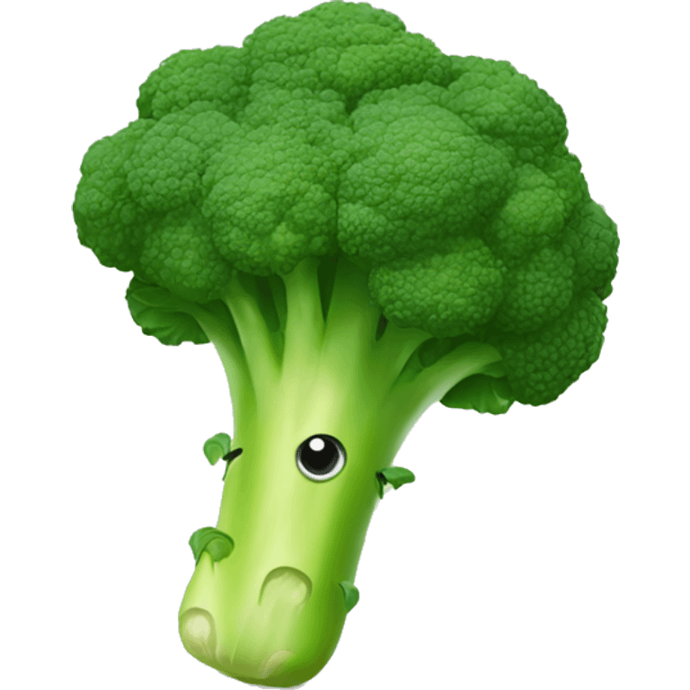 A broccoli rocket  emoji