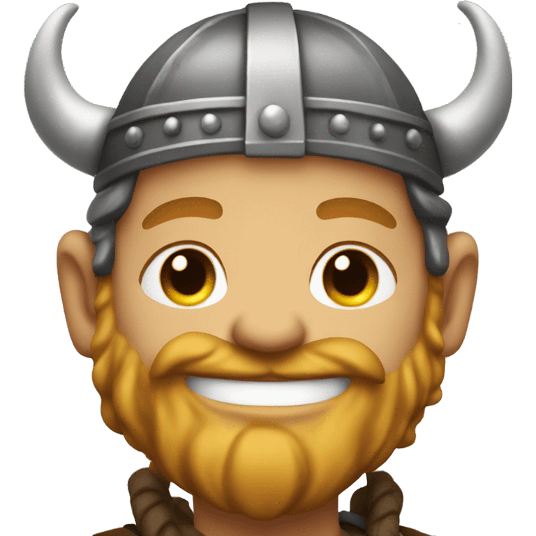 Viking smiling emoji