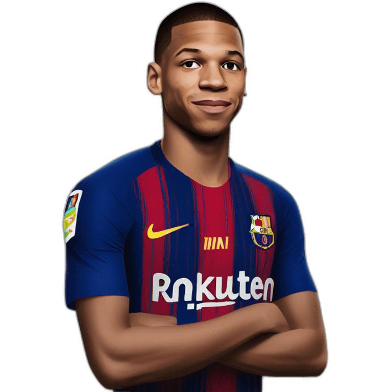 Mbappe tape Messi emoji