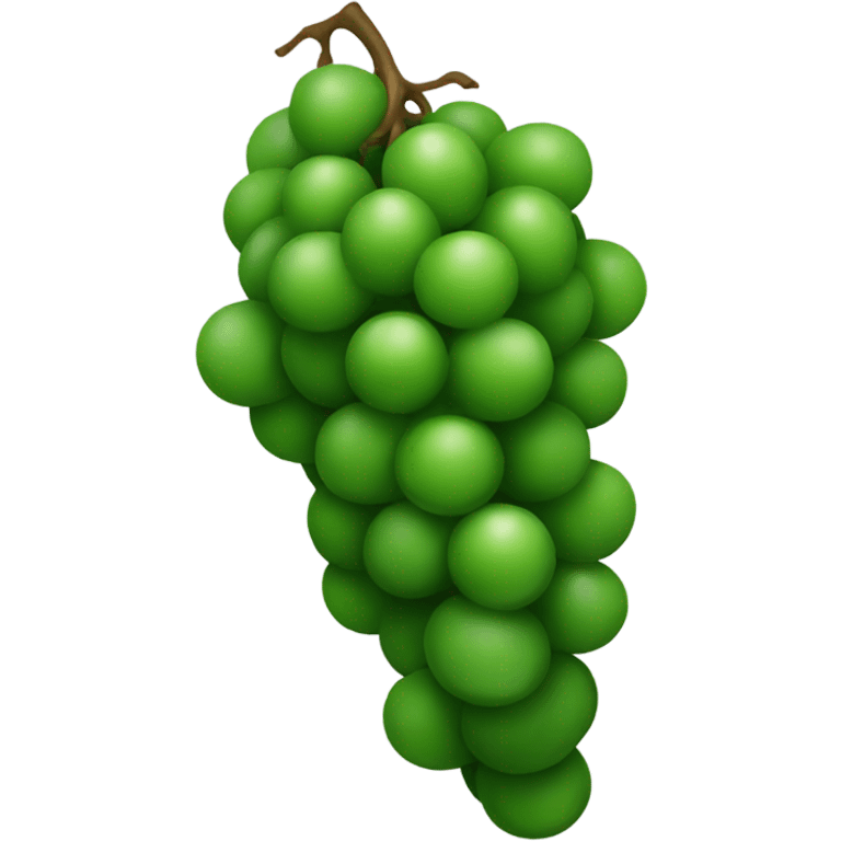 Dark Green grapes emoji