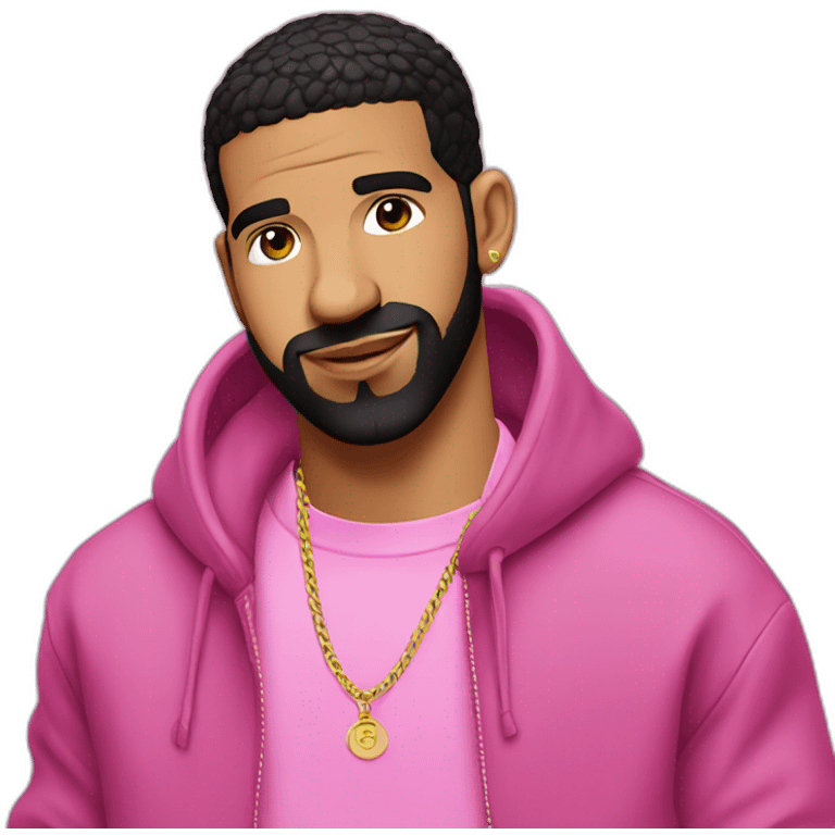 Drake in pink vibes  emoji