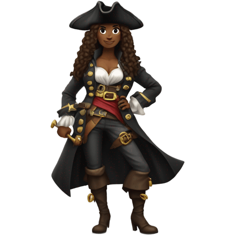 female pirate gorgeous emoji