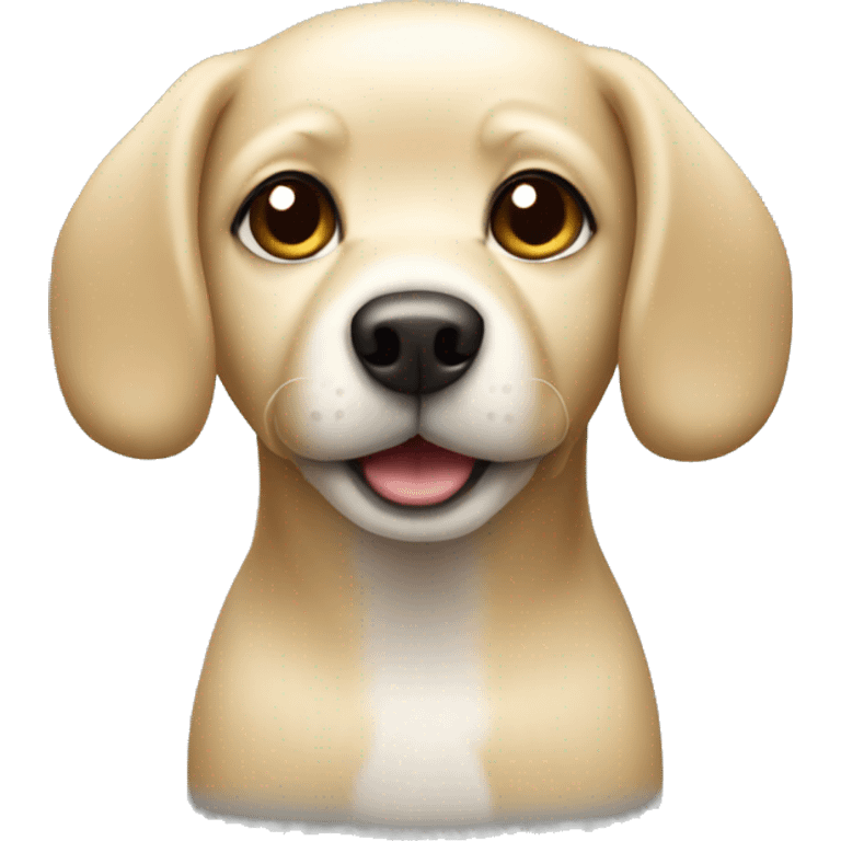 Small light blonde dog emoji