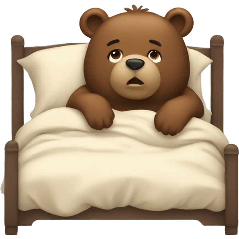 bears in a bed  emoji