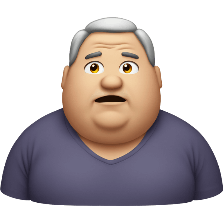 fat man emoji