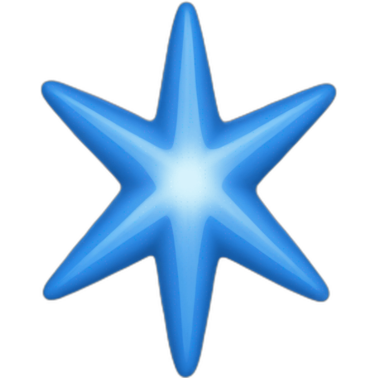 blue-star-6-branches emoji