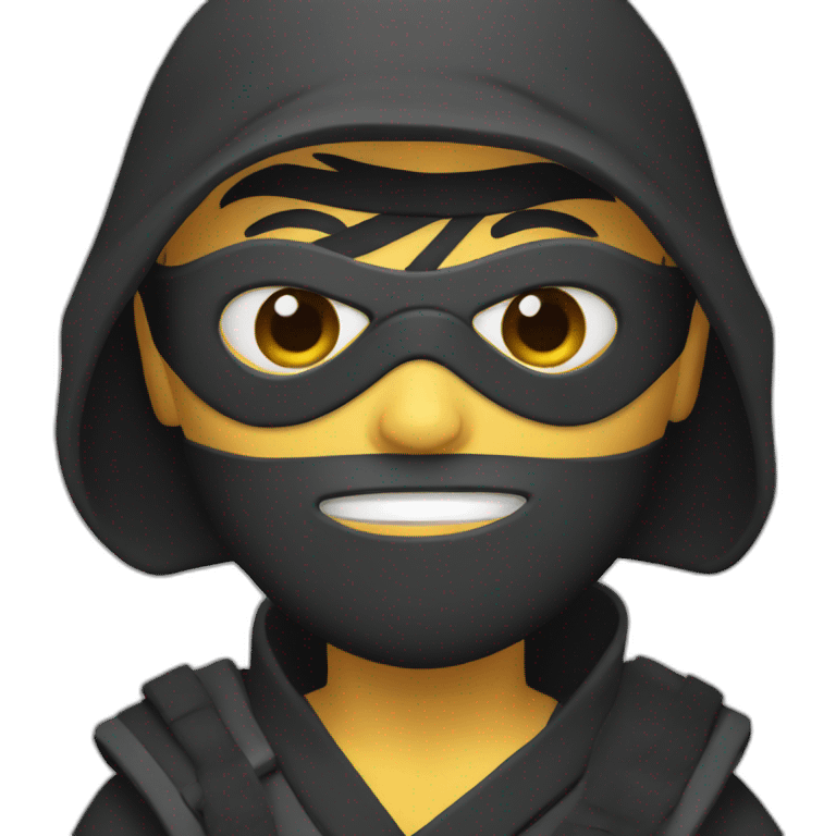 Singe ninja emoji