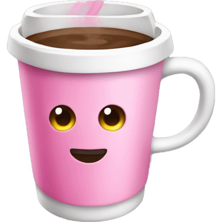 pink coffee emoji