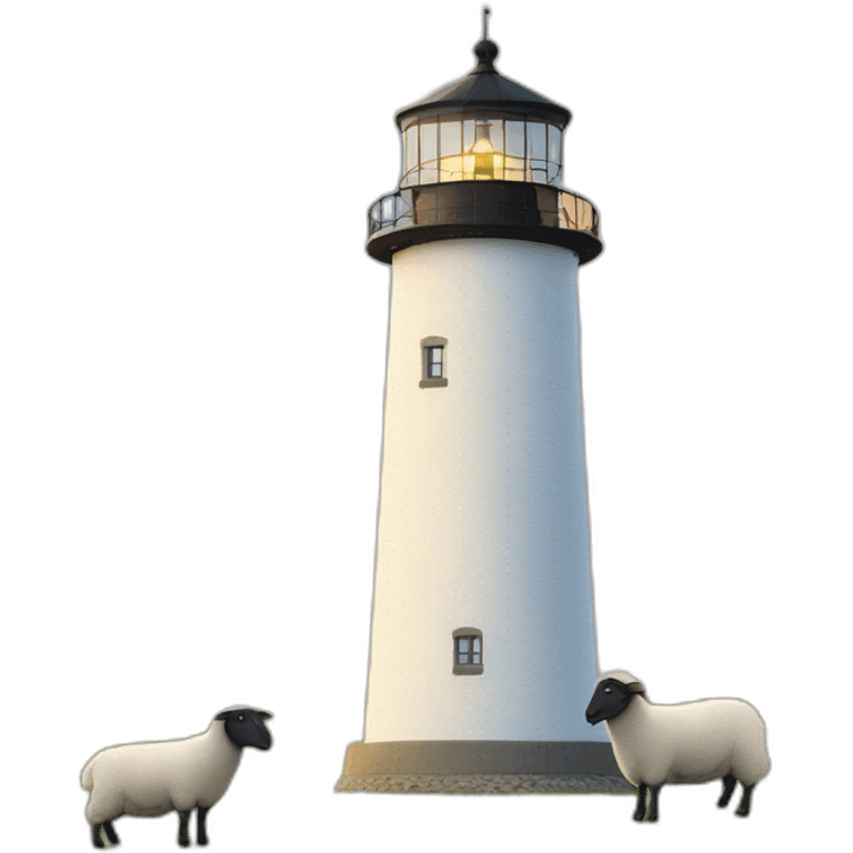 Schleswig-Holstein sheep lighthouse emoji