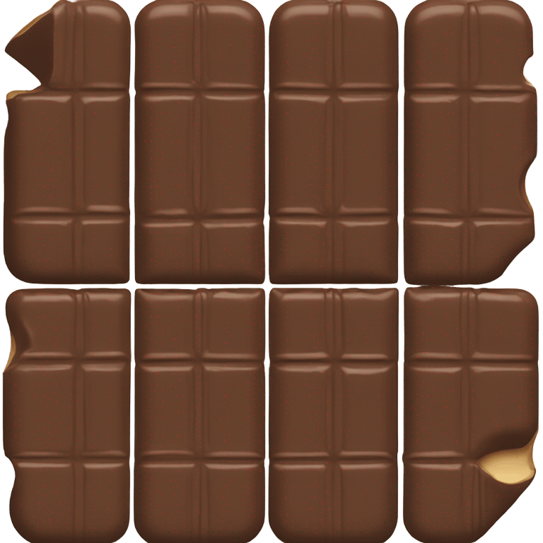 Chocolate bar emoji