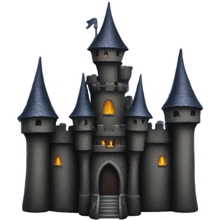 Dark castle emoji