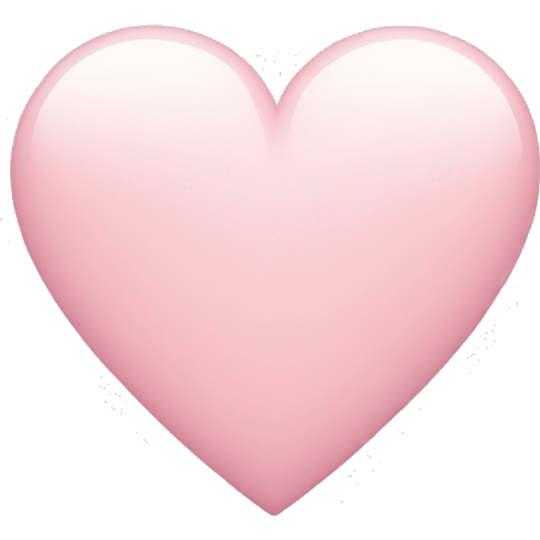 light pink heart emoji