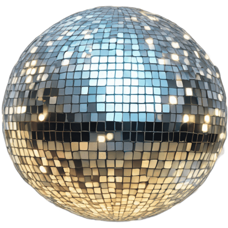 Mirrorball sparkling emoji