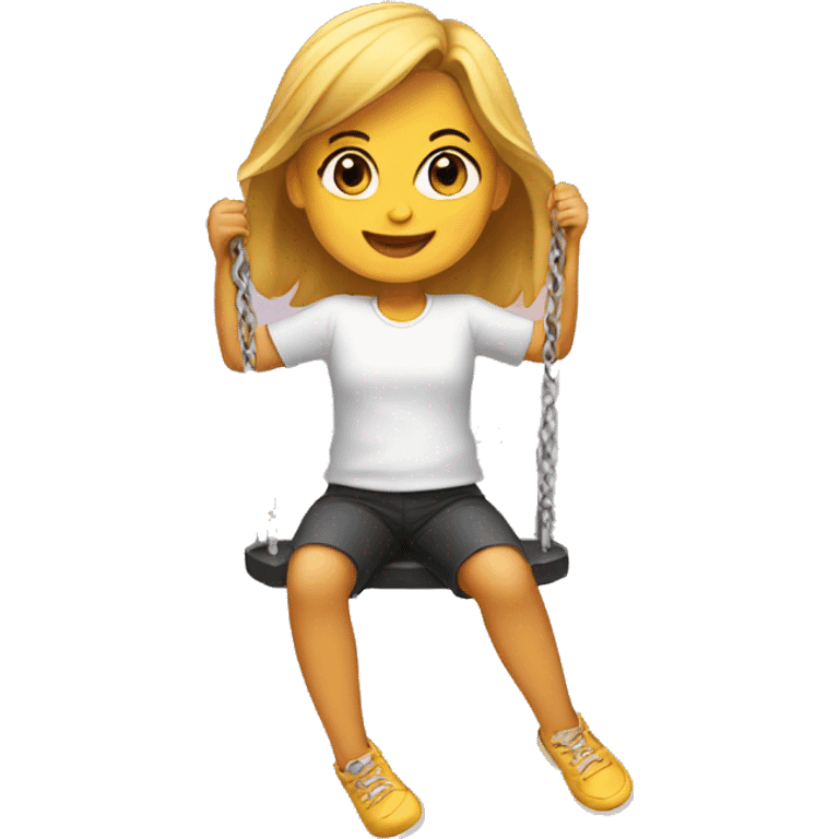 girl swing emoji