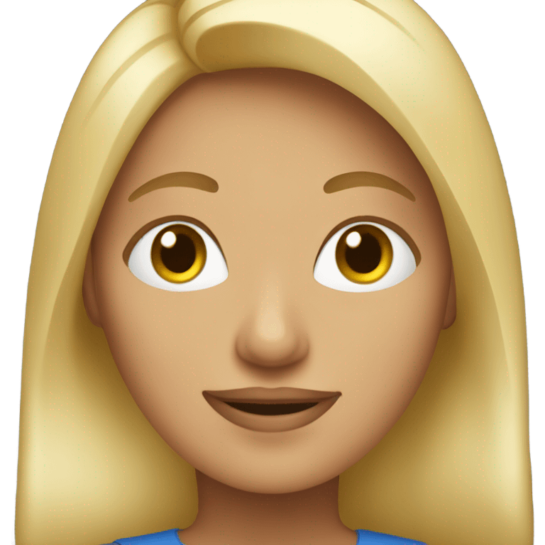 Blonde Salvadoran woman emoji