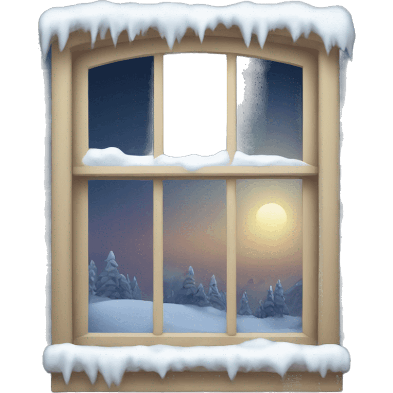 winter window emoji